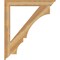 Ekena Millwork Balboa Traditional Rough Sawn Bracket, Western Red Cedar, 4"W x 36"D x 42"H BKT04X36X42BOA01RWR - alternate 4
